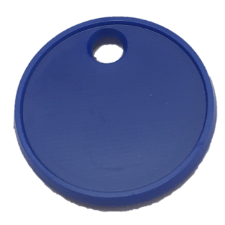 22mm-Blue-Trolley-Token