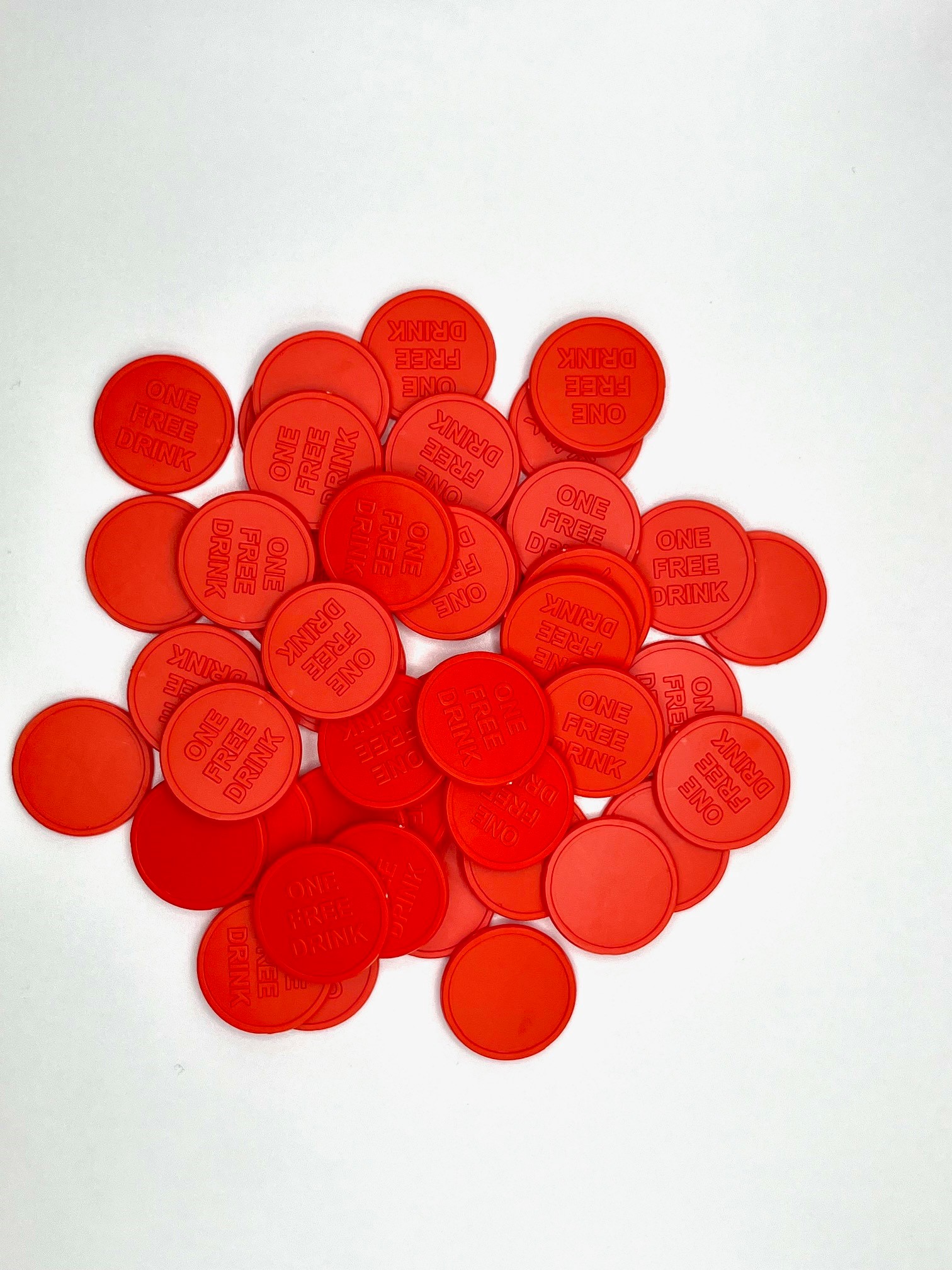 One Free Drink Tokens School Event Festival Tokens TokensFor